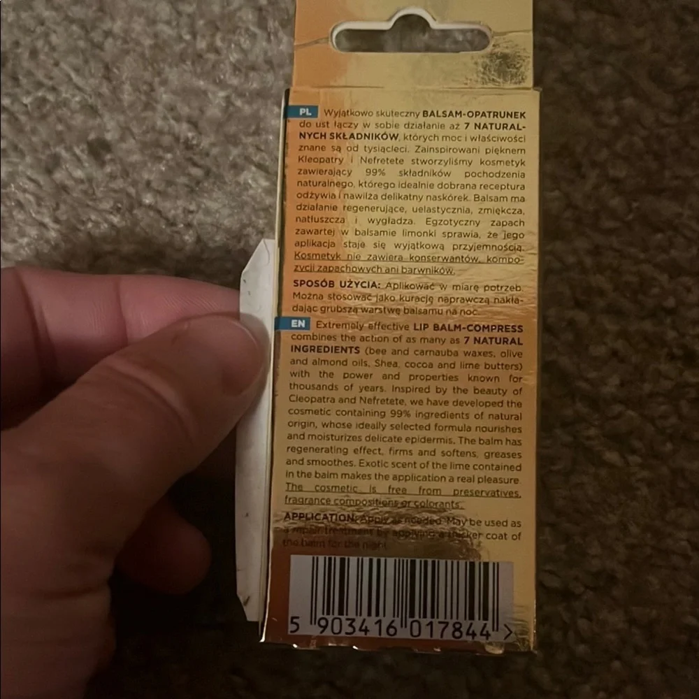Eveline Egyptian Miracle Lip Balm, $12.87 New, Never Opened Package